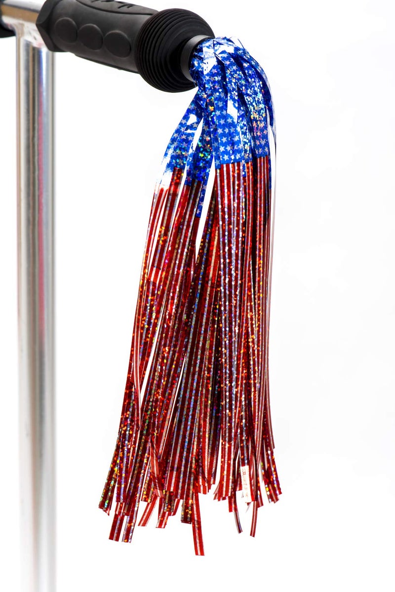 SCOOT Patriotic Stars & Stripes Bike Streamers for July 4th Celebrations - Image 2